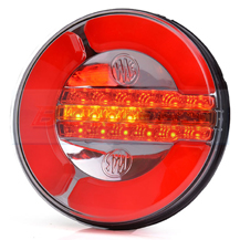 WAS W153 12v/24v Universal Neon LED Rear Hamburger Light Lamp With Dynamic Progressive Sequential Indicator